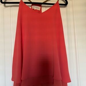 Sweet Wanderer Vibrant Coral Top